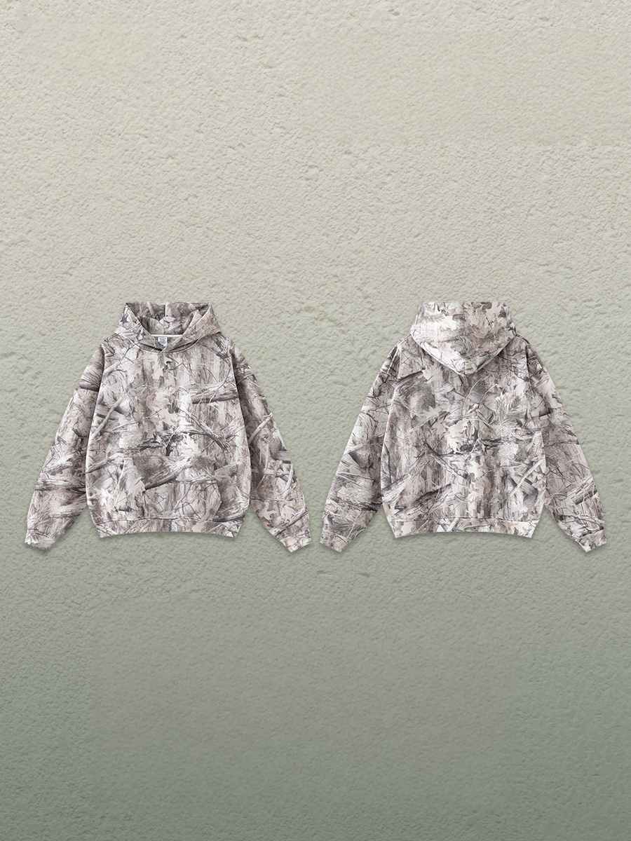 Mens Streetwear 68.5%Polyester 31.5%Cotton Hoodie Sweatpants Set W25518+W25519+K25 - hoodie print logo 5