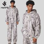 Mens Streetwear 68.5%Polyester 31.5%Cotton Hoodie Sweatpants Set W25518+W25519+K25 - hoodie print logo 18