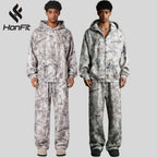 Mens Streetwear 68.5%Polyester 31.5%Cotton Hoodie Sweatpants Set W25518+W25519+K25 - hoodie print logo 8