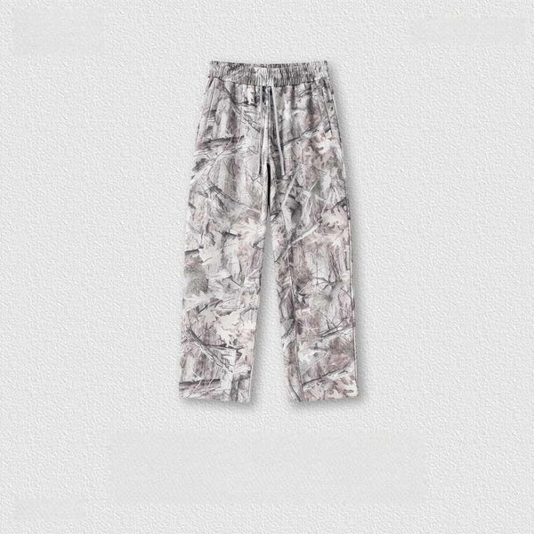 Mens Streetwear 68.5%Polyester 31.5%Cotton Hoodie Sweatpants Set W25518+W25519+K25 - sweatpants print logo 1