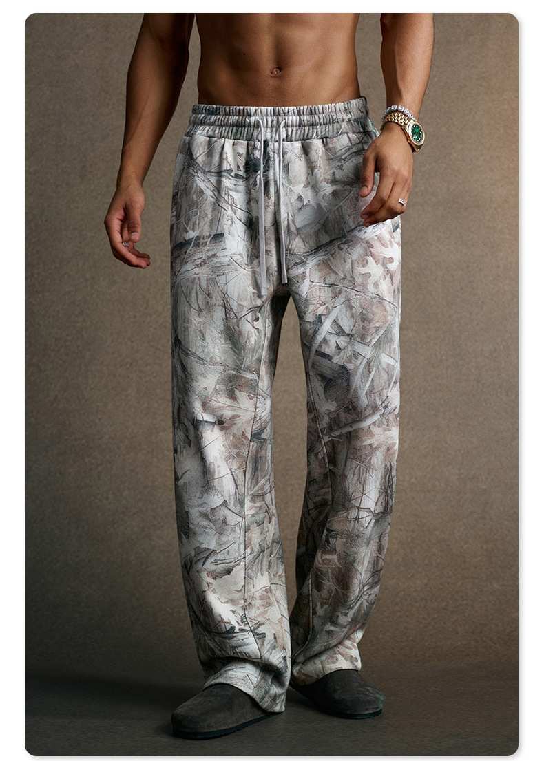 Mens Streetwear 68.5%Polyester 31.5%Cotton Zip Hoodie Sweatpants Set W25518+W25519+K25 print logo 13