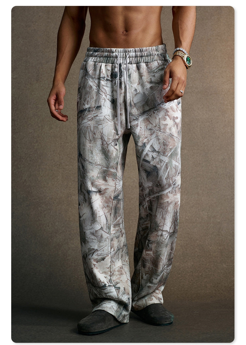 Mens Streetwear 68.5%Polyester 31.5%Cotton Hoodie Sweatpants Set W25518+W25519+K25