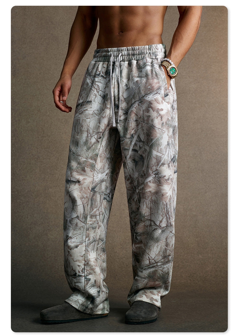 Mens Streetwear 68.5%Polyester 31.5%Cotton Hoodie Sweatpants Set W25518+W25519+K25