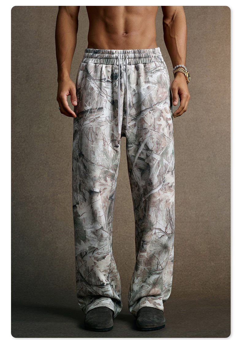Mens Streetwear 68.5%Polyester 31.5%Cotton Hoodie Sweatpants Set W25518+W25519+K25