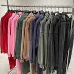 Mens Oversized 42%cotton 53%polyester 5%spandex hoodie Set W25805+W25806+K25807 Set print logo 4