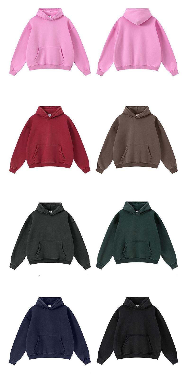 Mens Oversized 42%cotton 53%polyester 5%spandex hoodie Set W25805+W25806+K25807 Set print logo 6