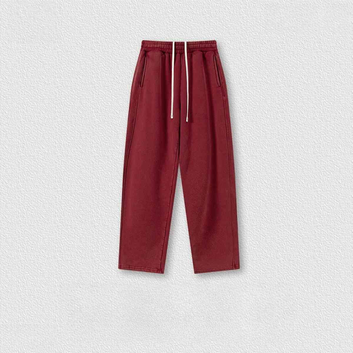 Mens Oversized 42%cotton 53%polyester 5%spandex hoodie Set W25805+W25806+K25807 - pants print logo 1