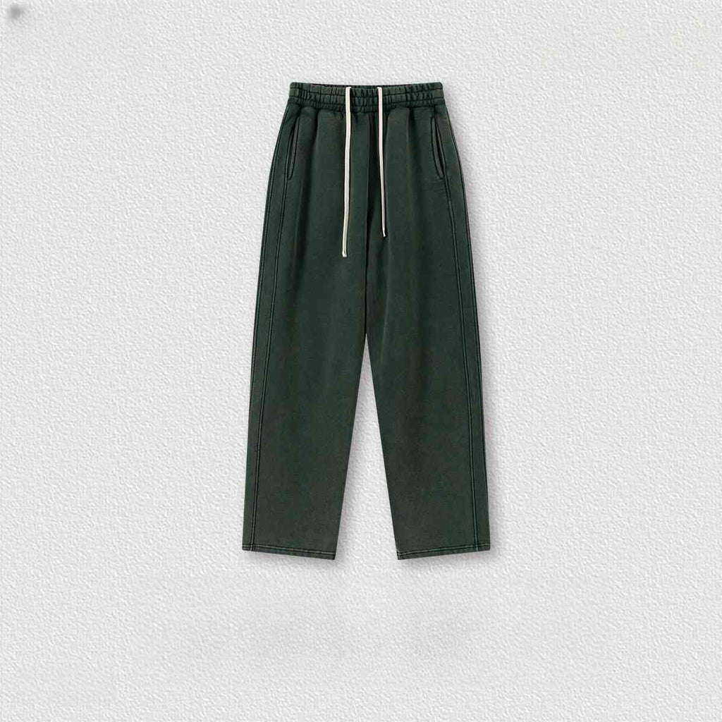 Mens Oversized 42%cotton 53%polyester 5%spandex hoodie Set W25805+W25806+K25807 - pants print logo 2