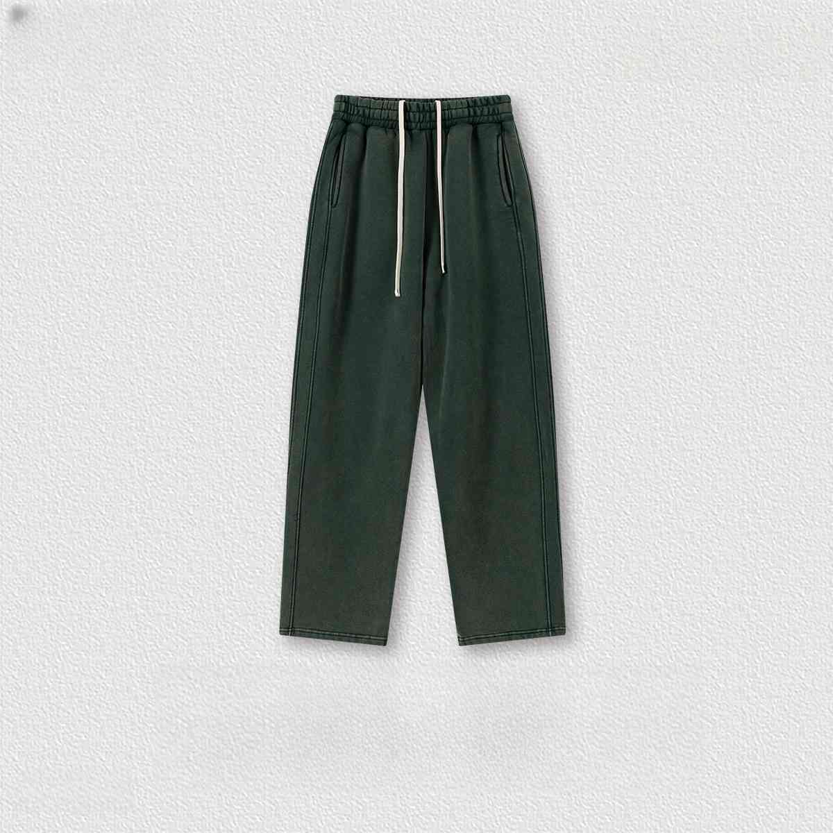 Mens Oversized 42%cotton 53%polyester 5%spandex hoodie Set W25805+W25806+K25807 - pants print logo 2