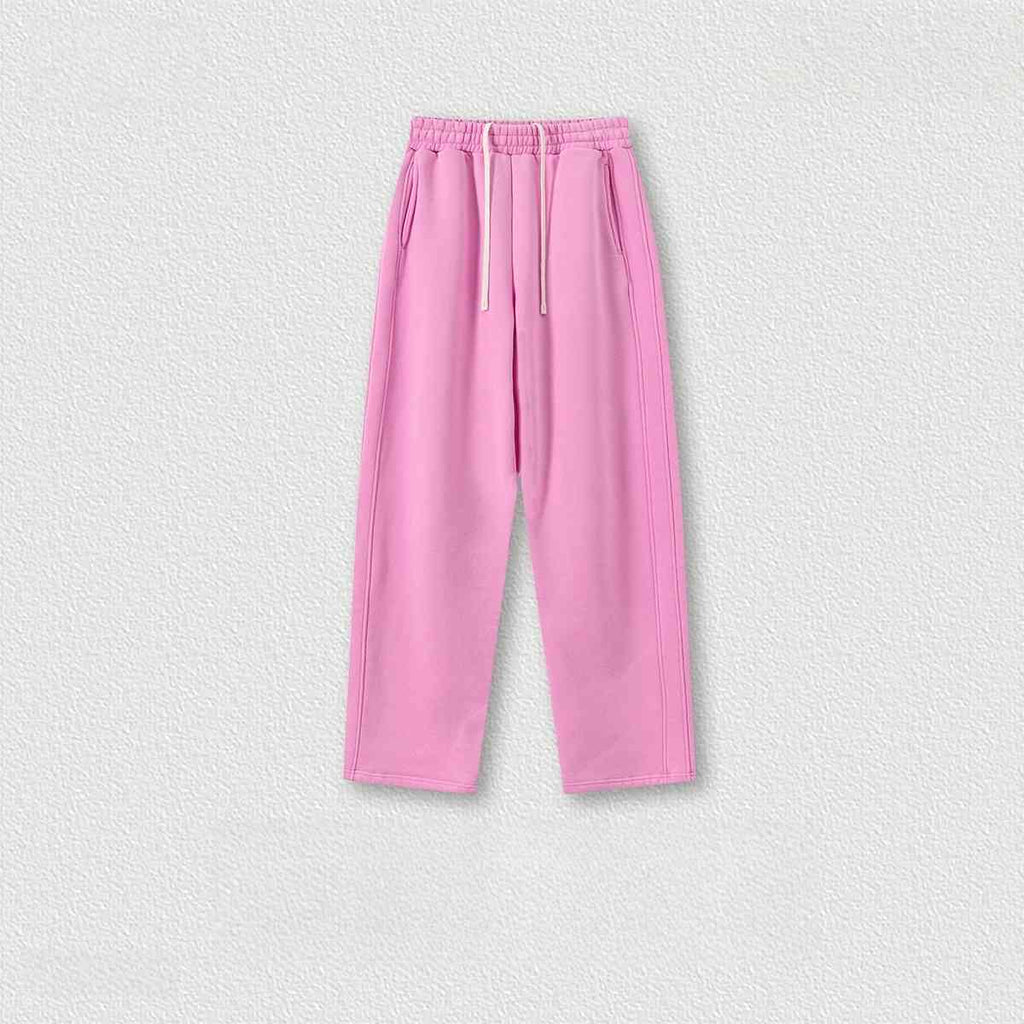 Mens Oversized 42%cotton 53%polyester 5%spandex hoodie Set W25805+W25806+K25807 - pants print logo 3