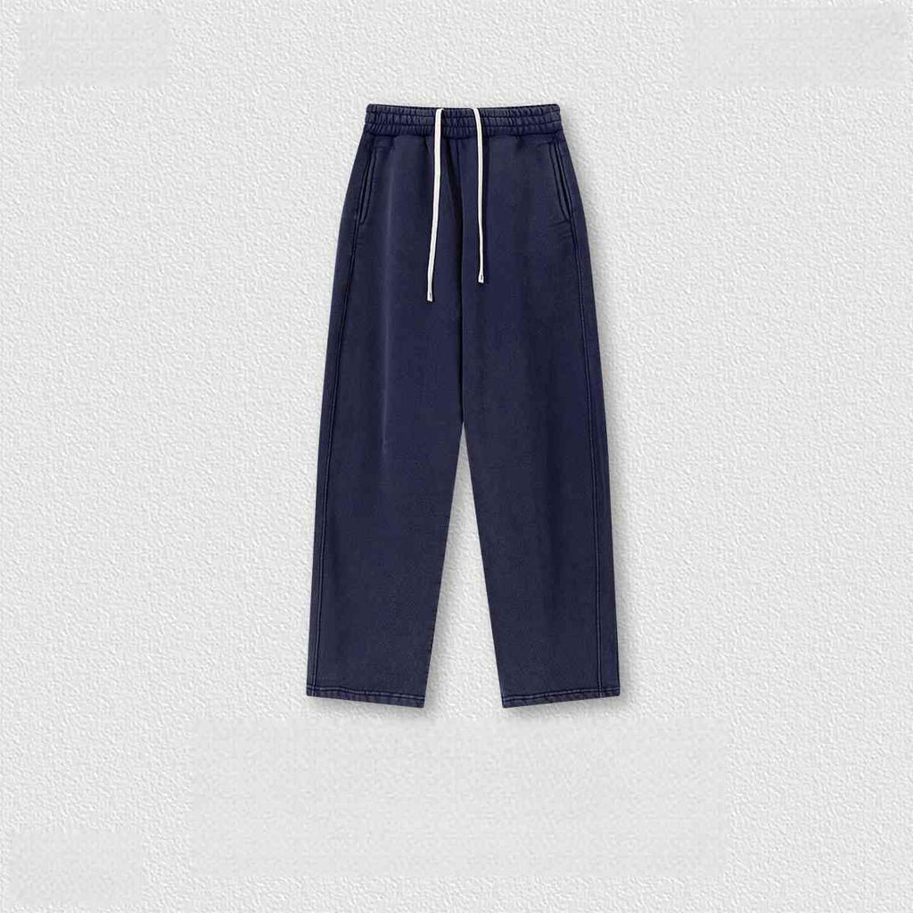 Mens Oversized 42%cotton 53%polyester 5%spandex hoodie Set W25805+W25806+K25807 - pants print logo 5