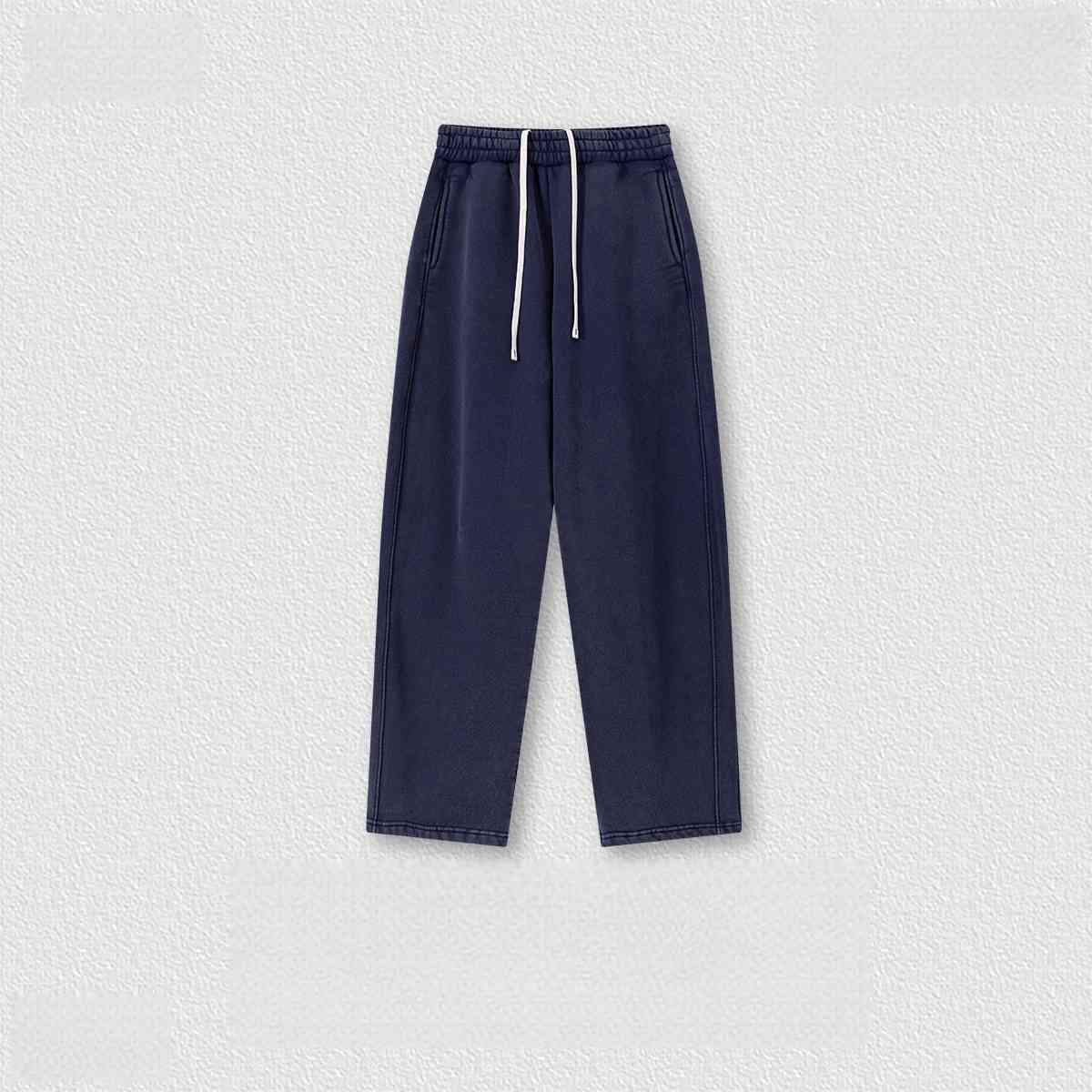 Mens Oversized 42%cotton 53%polyester 5%spandex hoodie Set W25805+W25806+K25807 - pants print logo 5