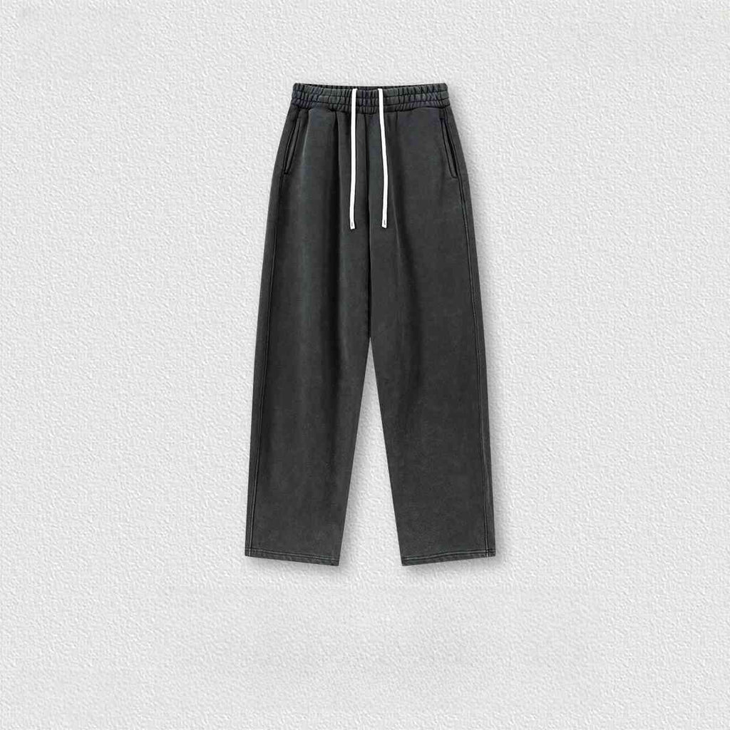 Mens Oversized 42%cotton 53%polyester 5%spandex hoodie Set W25805+W25806+K25807 - pants print logo 6