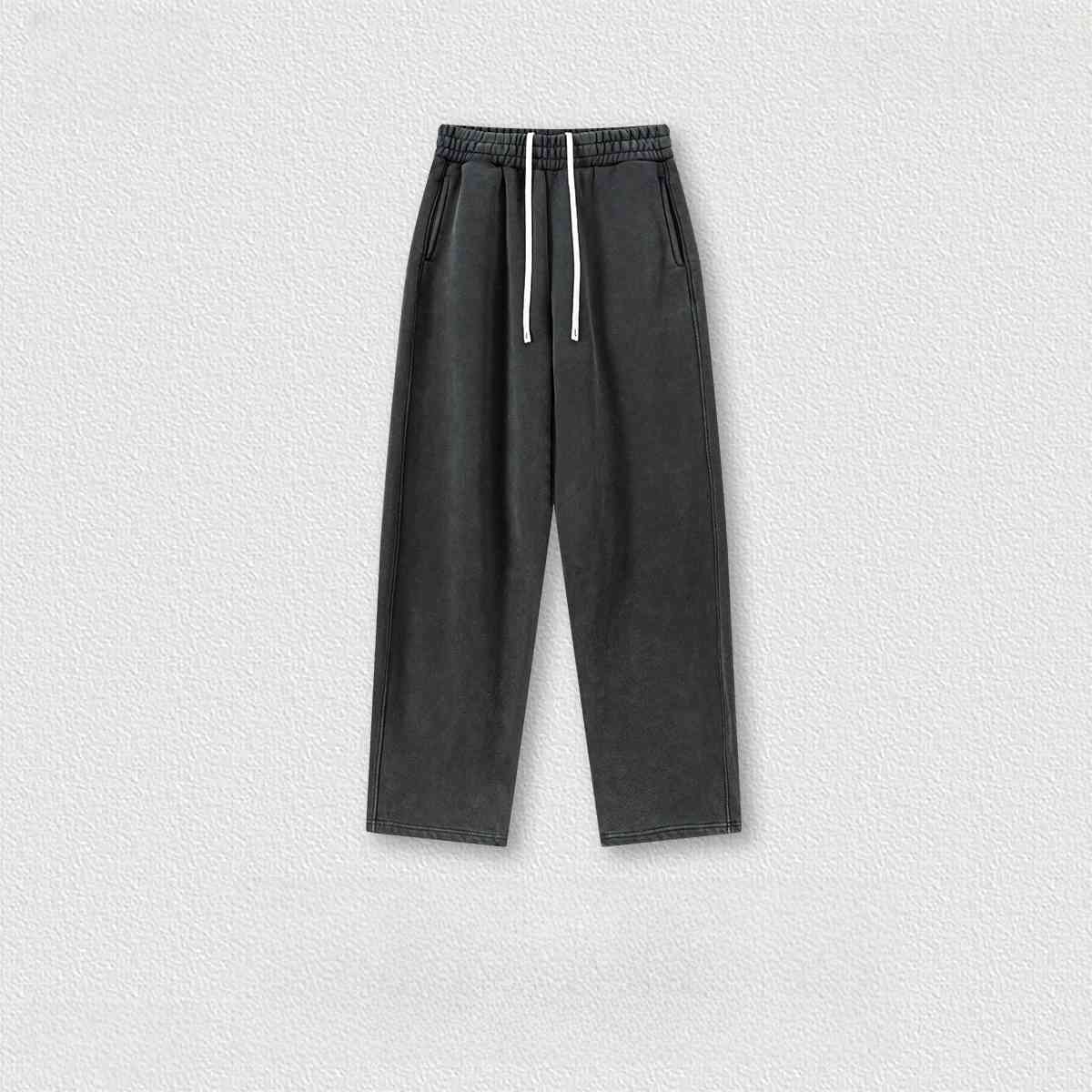 Mens Oversized 42%cotton 53%polyester 5%spandex hoodie Set W25805+W25806+K25807 - pants print logo 6