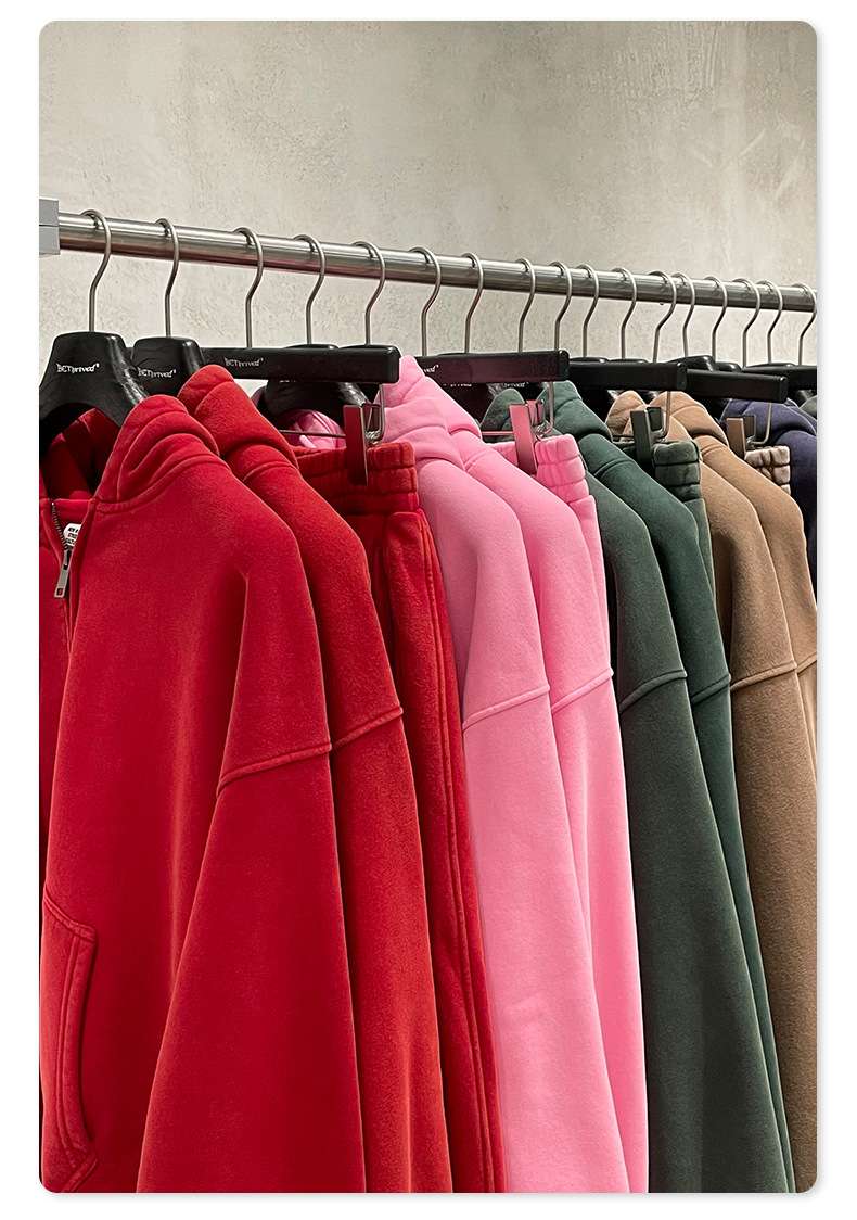 Mens Oversized 42%cotton 53%polyester 5%spandex hoodie Set W25805+W25806+K25807 Set print logo 12