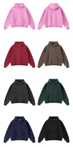 Mens Oversized 42%cotton 53%polyester 5%spandex hoodie Set W25805+W25806+K25807 - Honfitwear