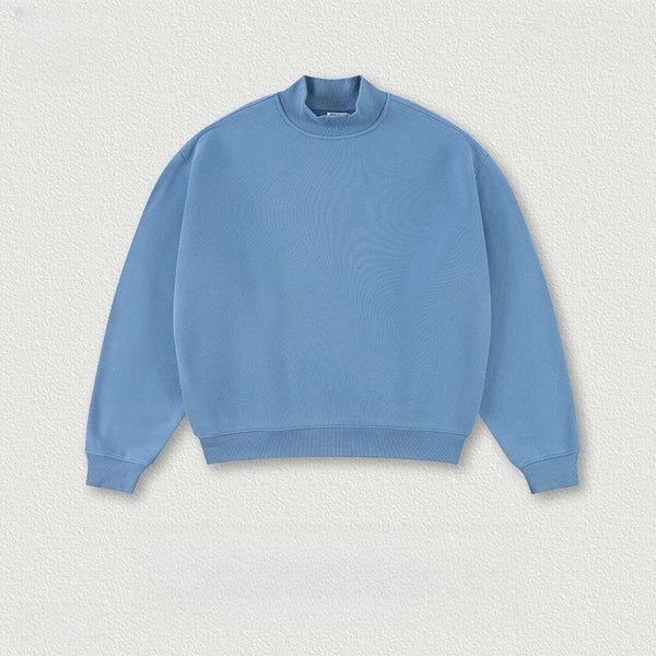 Mens Streetwear 42%cotton 53%polyester 5%spandex Hoodie Set W25810+W2406+K2580+K2408 - High-neck sweatshirt print logo 1
