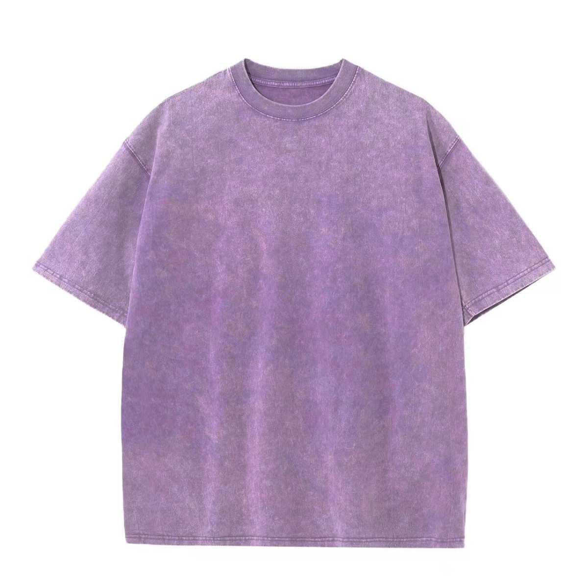 Mens Washed Vintage 100%cotton T Shirt WASH-T230 print logo 17