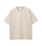 Mens Washed Vintage 100%cotton T Shirt WASH-T230 print logo 22