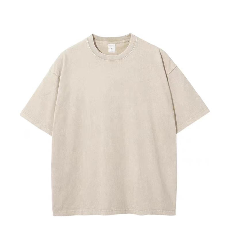 Mens Washed Vintage 100%cotton T Shirt WASH-T230 print logo 22
