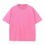Mens Washed Vintage 100%cotton T Shirt WASH-T230 print logo 14