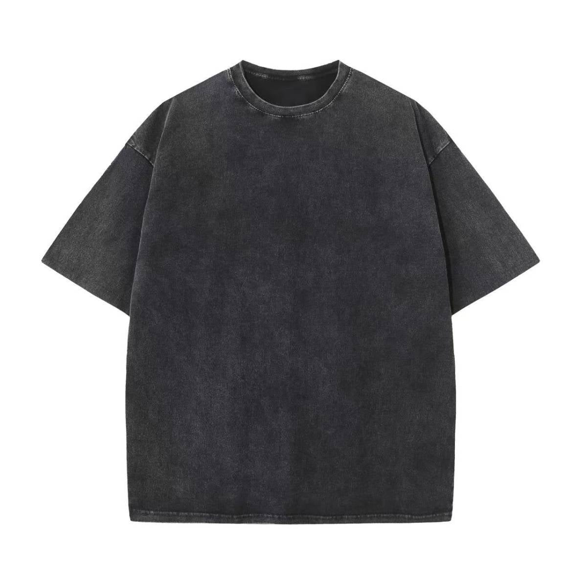 Mens Washed Vintage 100%cotton T Shirt WASH-T230 print logo 16