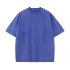Mens Oversized Washed 100%cotton T Shirt WASH-T270 print logo 16