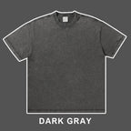 Mens Streetwear Washed 100%cotton T Shirt WASH-T300 print logo 11
