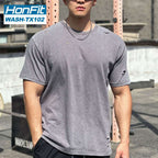 Mens Distressed Washed 100%cotton T Shirt WASH-TX102 print logo 23