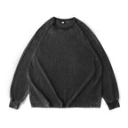 Washed Oversized 100%cotton Long Shirt WASH-ZJCX230 print logo 9