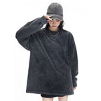Washed Oversized 100%cotton Long Shirt WASH-ZJCX230 print logo 21