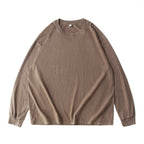 Washed Oversized 100%cotton Long Shirt WASH-ZJCX230 print logo 10