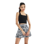 Womens Casual Yoga 80%Polyester 20%Spandex Tank Top WX001 print logo 10