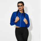 Womens Casual Sports 50%rayon 45%polyester 5%spandex Jacket WY002 print logo 7
