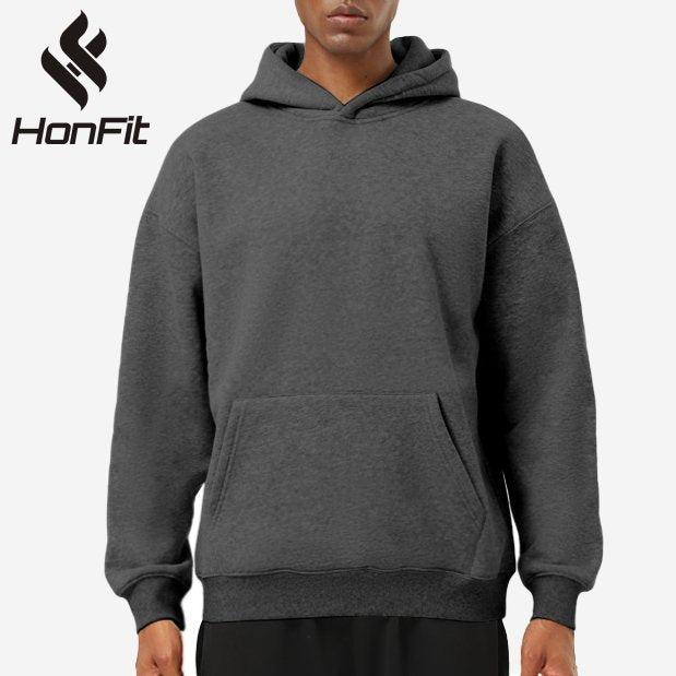 Mens Oversized Sports 65.2%cotton 34.8%polyester Hoodie WY093 print logo 15