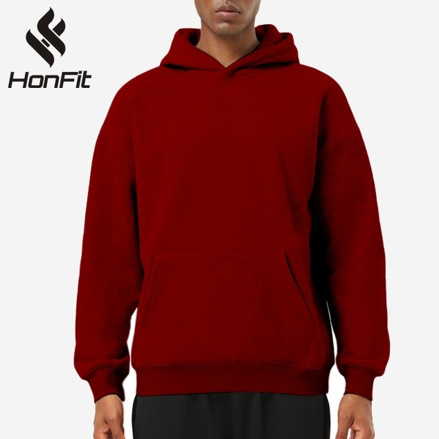 Mens Oversized Sports 65.2%cotton 34.8%polyester Hoodie WY093 print logo 16
