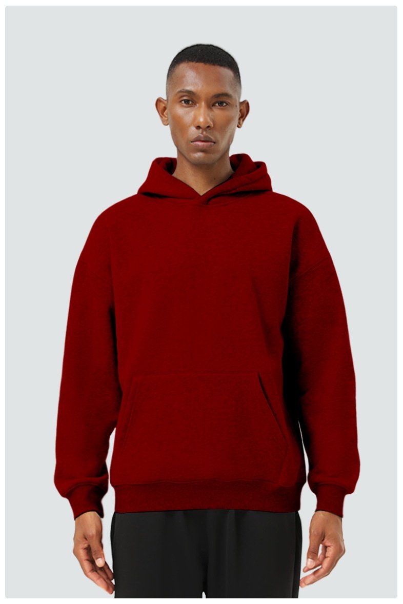 Mens Oversized Sports 65.2%cotton 34.8%polyester Hoodie WY093 print logo 29