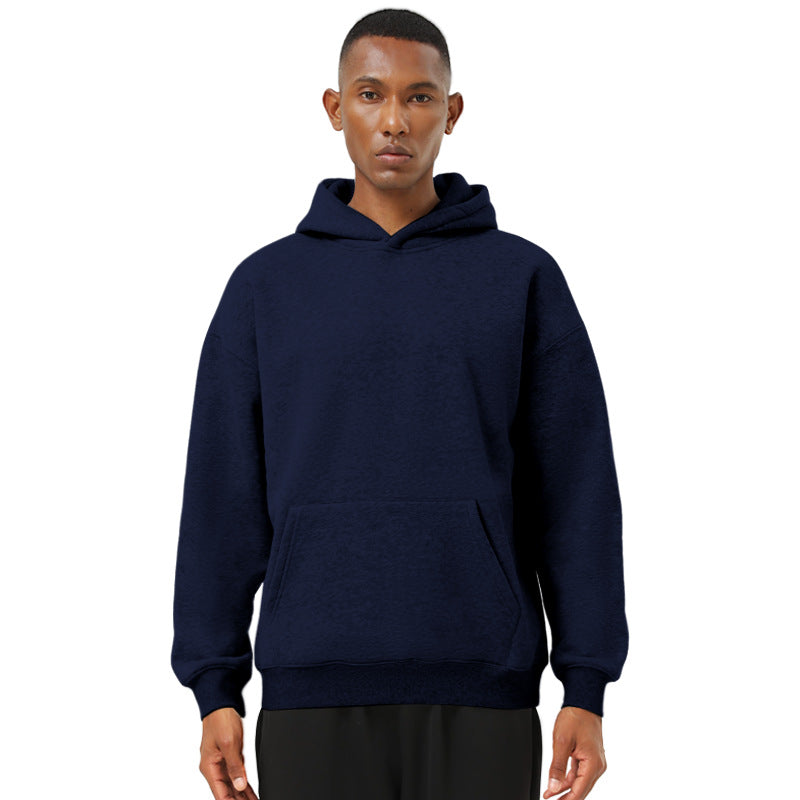Mens Oversized Sports 65.2%cotton 34.8%polyester Hoodie WY093 print logo 9