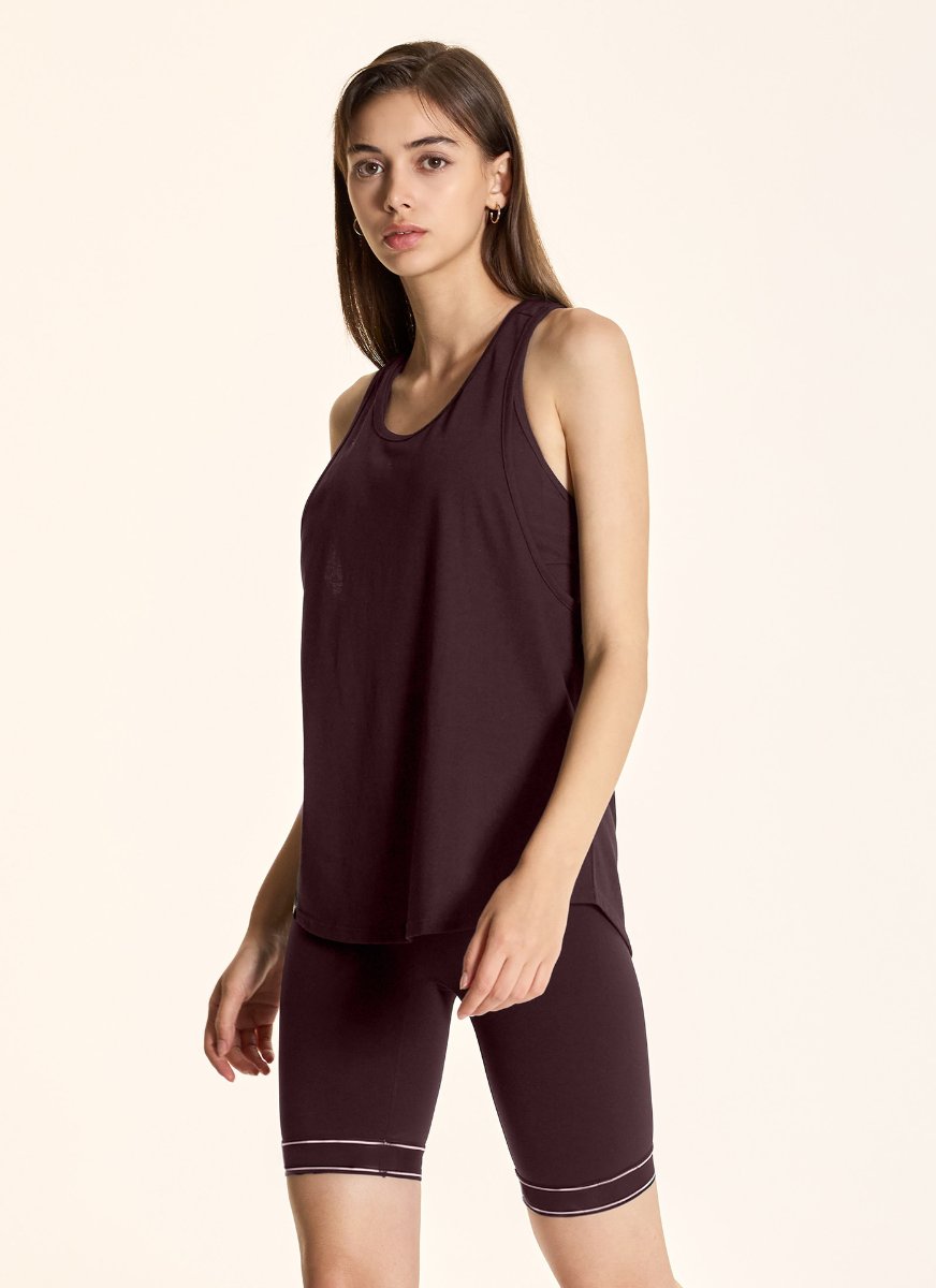 Womens Casual Workout 90%Polyester 10%Spandex Tank Top XY0239 print logo 15