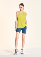 Womens Casual Workout 90%Polyester 10%Spandex Tank Top XY0239 print logo 23
