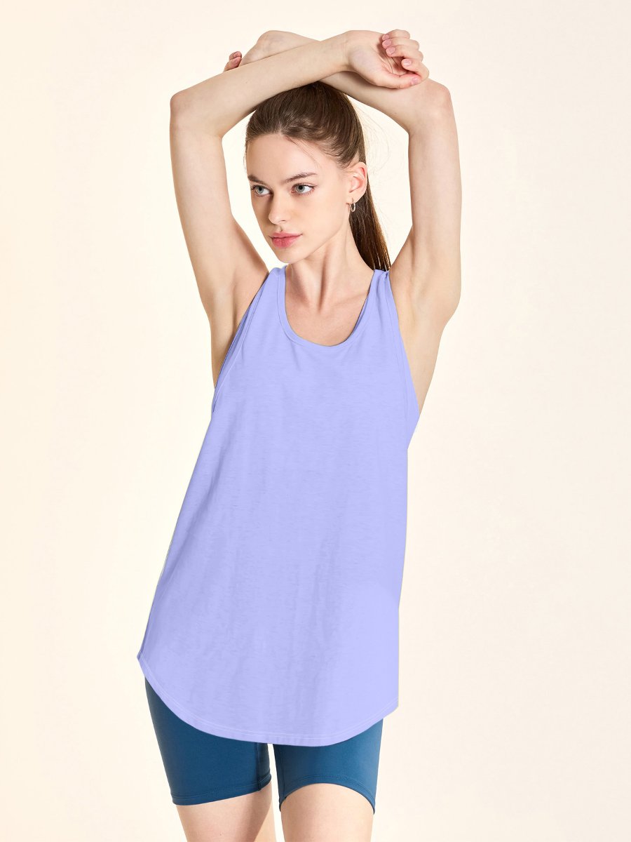 Womens Casual Workout 90%Polyester 10%Spandex Tank Top XY0239 print logo 36