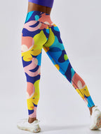 Womens Workout Activewear 90%Polyester 10%Spandex Leggings XY0307 print logo 13