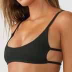 Womens Gym Workout 81%Nylon 19%Spandex Sports Bra Y-2023091911 print logo 11