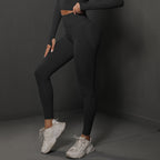 Womens Gym Workout 90%nylon 10%spandex Leggings Y-6600 print logo 68