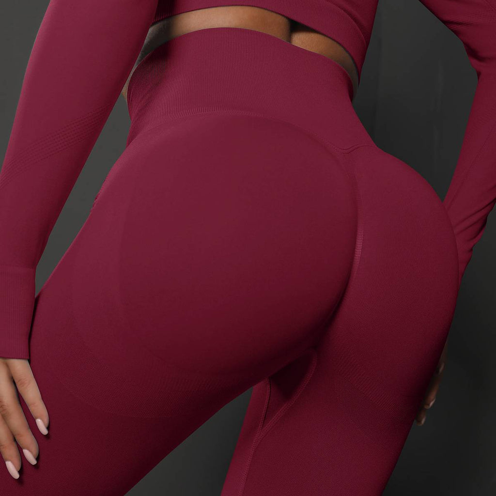 Womens Gym Workout 90%nylon 10%spandex Leggings Y-6600 print logo 9