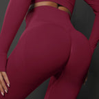 Womens Gym Workout 90%nylon 10%spandex Leggings Y-6600 print logo 9