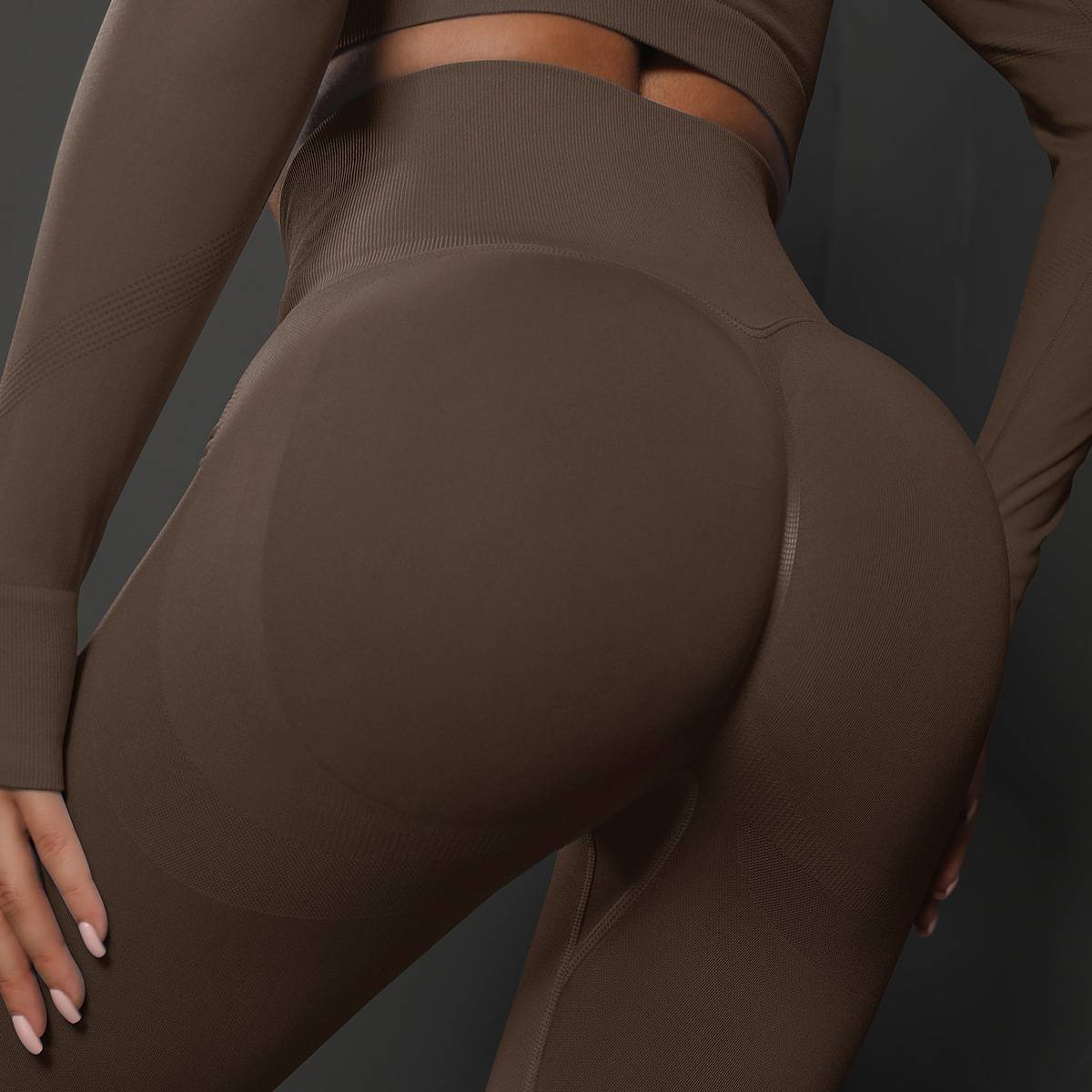 Womens Gym Workout 90%nylon 10%spandex Leggings Y-6600 print logo 17