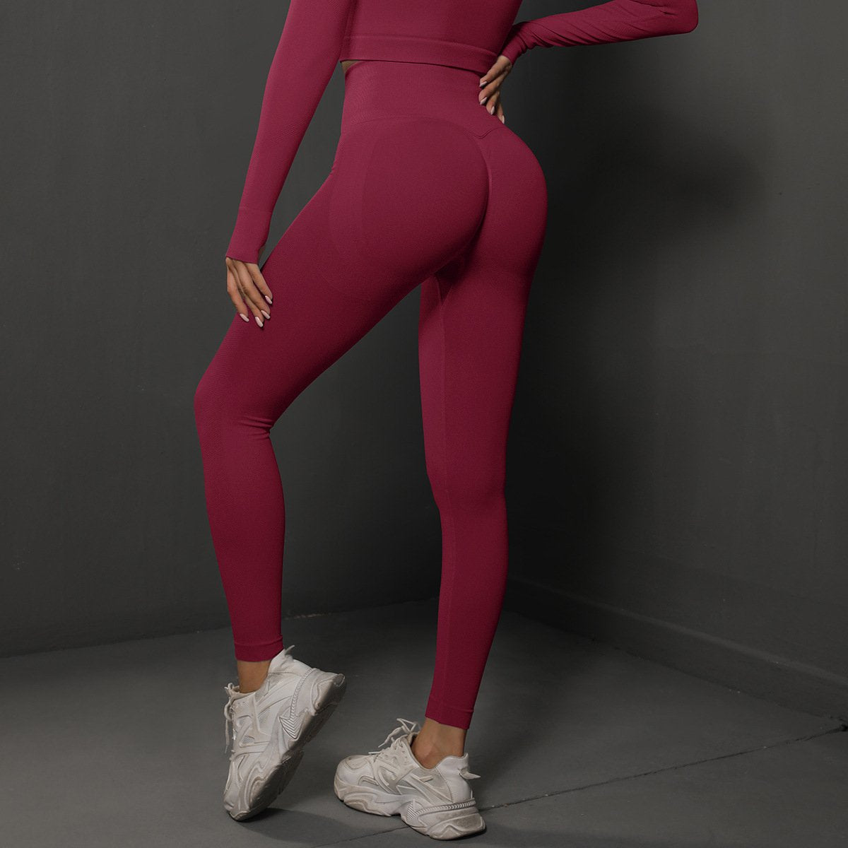 Womens Gym Workout 90%nylon 10%spandex Leggings Y-6600 print logo 48