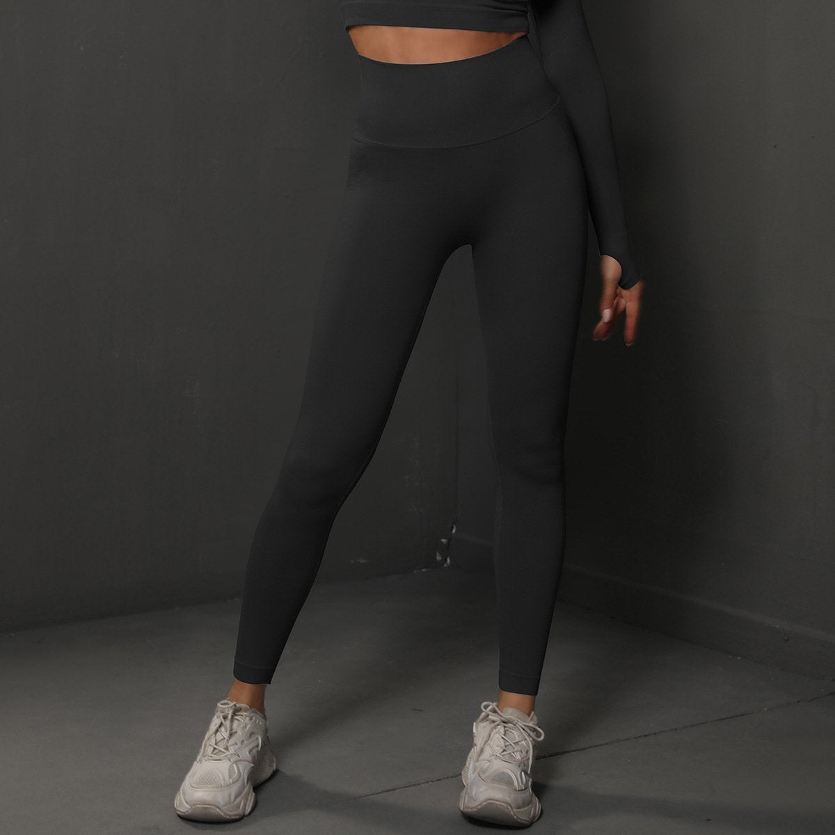 Womens Gym Workout 90%nylon 10%spandex Leggings Y-6600 print logo 65