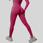 Womens Gym Workout 90%nylon 10%spandex Leggings Y-6600 print logo 2